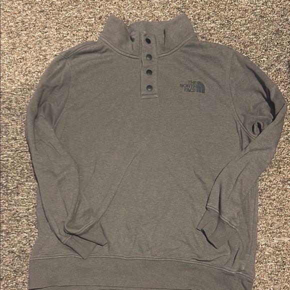 The North Face Men's Charcoal Turtleneck Sweater - Picture 1 of 1